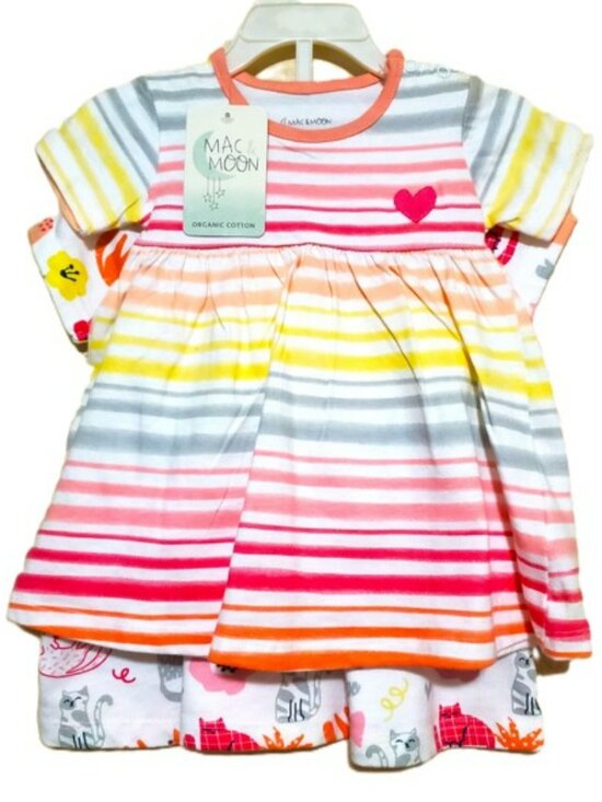 Mac & Moon Other - NWT. MAC & MOON Girls 2-Pack Cotton Floral/Cats Dresses